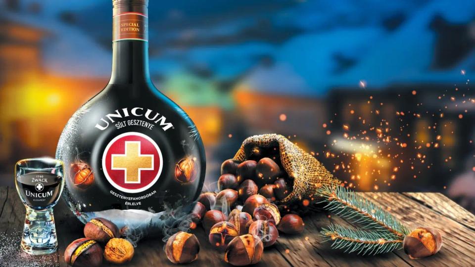 Szezonális likőr érkezik a boltok polcaira: már kapható az Unicum Sült Gesztenye